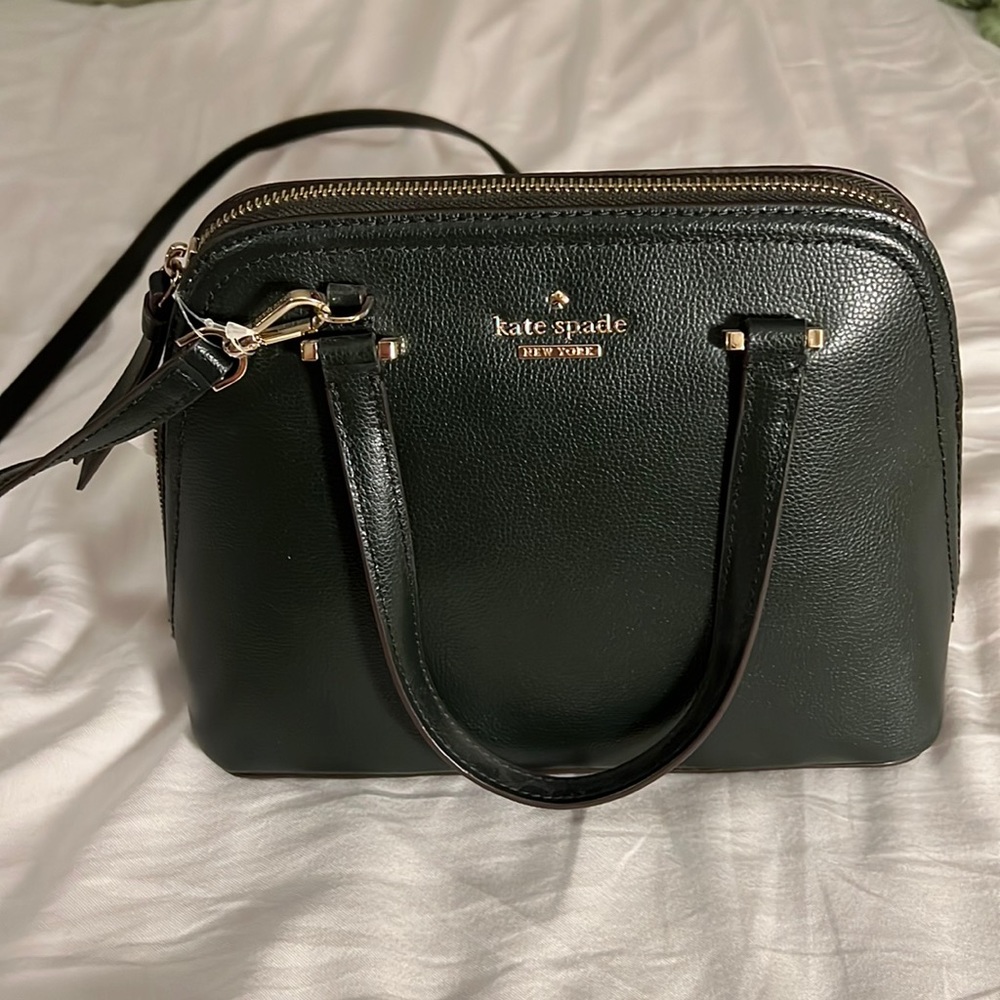 New Kate Spade small done Olive Green Satchel